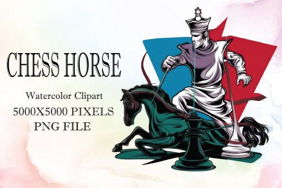 Chess Horse Watercolor Clipart 14: An Embroidery Review