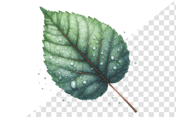DewLeaf Watercolor Clipart: Illustrations for Local Brands
