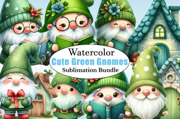 Green Gnome Illustrations: Cute PNG Clipart Review