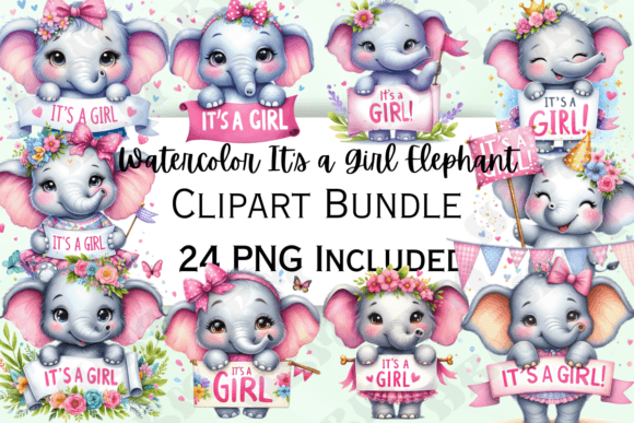 Watercolor Girl Elephant Clipart: An Embroidery Review