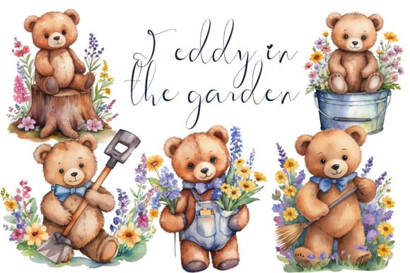 Watercolor Teddy Bear Clipart: An Embroidery Review